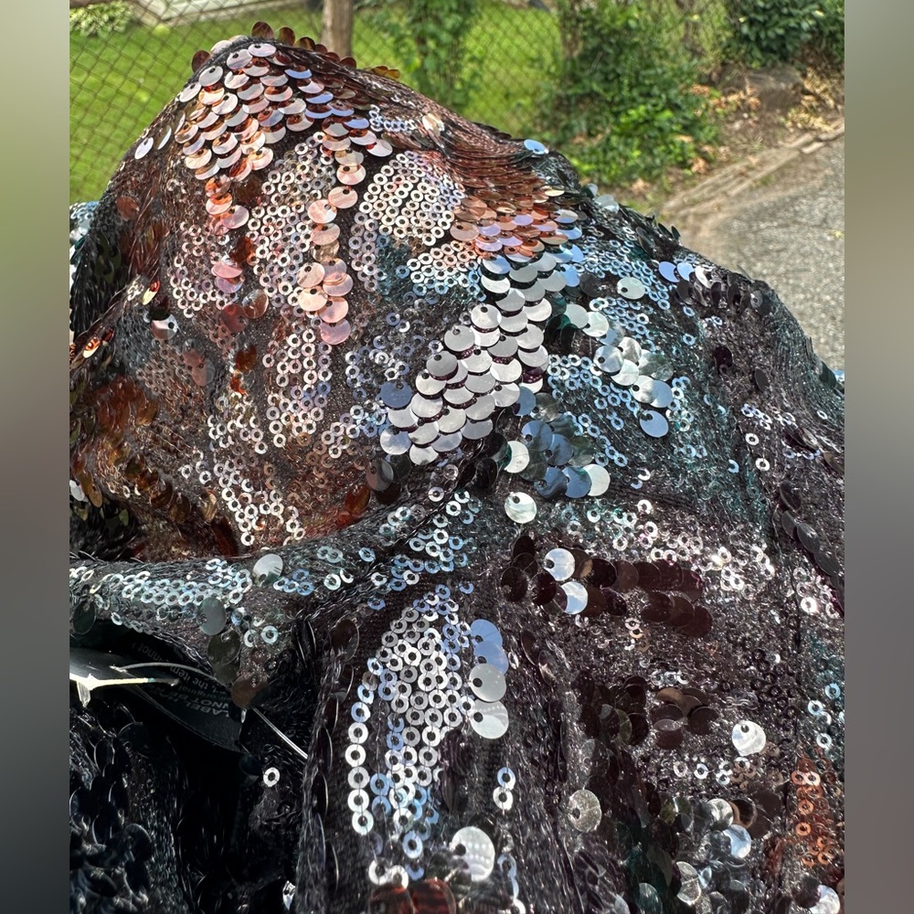 Diana Column Gown Sequins Kay Unger Size 10 NWT - Picture 9 of 10